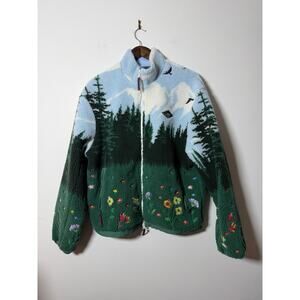 kith pinehurst sherpa full zip larimar jacket FW23